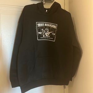 True religion pull over hoodie